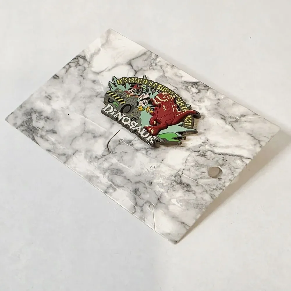 Mickey and Friends Carnotaurus Chase Dinosaur Dinsey Trading Pin 2008 EUC RARE - Picture 4 of 7